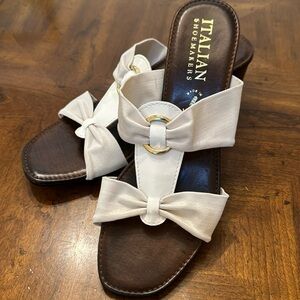 Italian Shoemakers slide on Sandal NWOTS Made in Italy Size 10.5